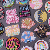 Bügelaufkleber - Power Schrift